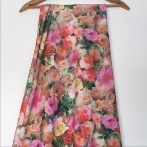 Lularoe XXS Maxi Floral Watercolor Realism